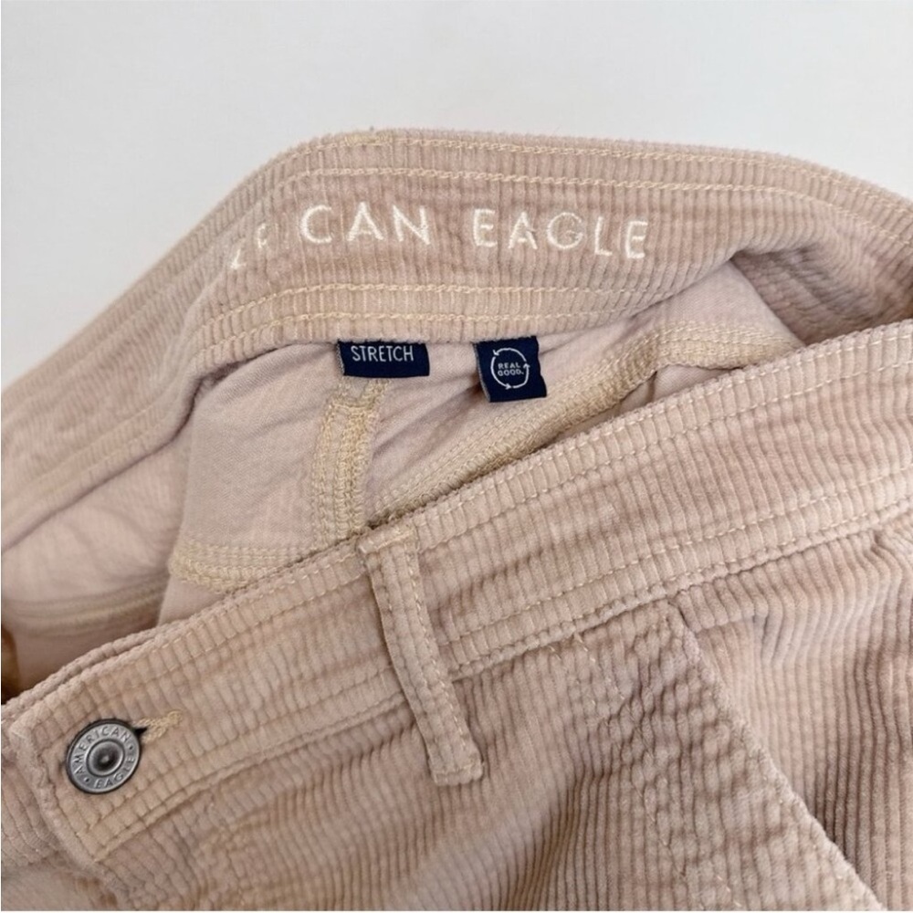 American Eagle Super High Rise Baggy Wide Leg Corduroy Pants | 10 - Picture 6 of 7